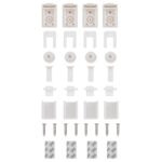 vidaXL plisovaná roleta krémová 70x100 cm Šírka látky 69,4 cm – Obrázok 12