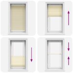 vidaXL plisovaná roleta krémová 70x100 cm Šírka látky 69,4 cm – Obrázok 5