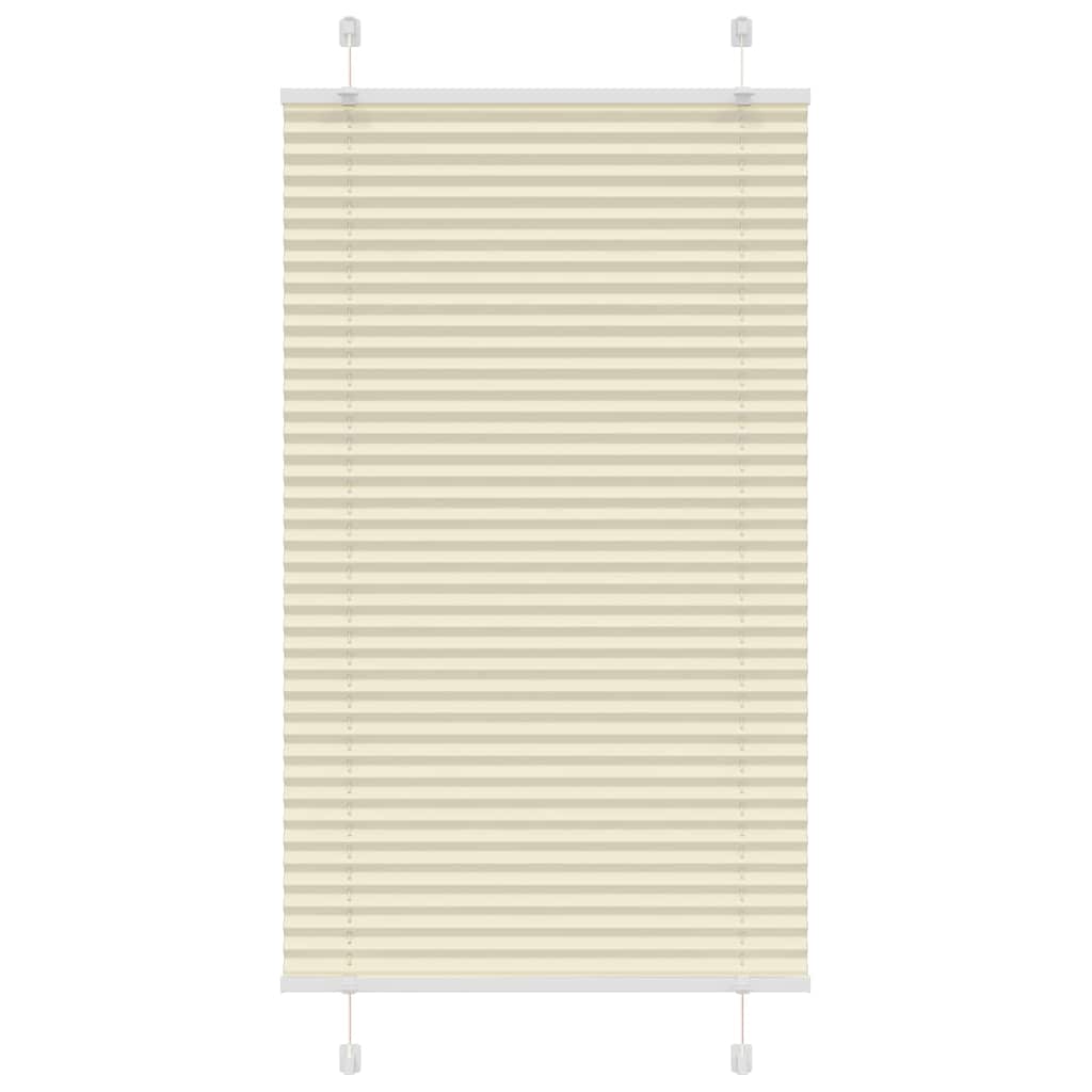 VXL8721158355751_a_en_hd_1.jpg vidaXL plisovaná roleta krémová 75x100 cm Šírka látky 74,4 cm – Obrázok 1