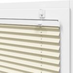 vidaXL plisovaná roleta krémová 85x100 cm Šírka látky 84,4 cm – Obrázok 10