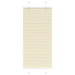 vidaXL plisovaná roleta krémová 55x150 cm Šírka látky 54,4 cm