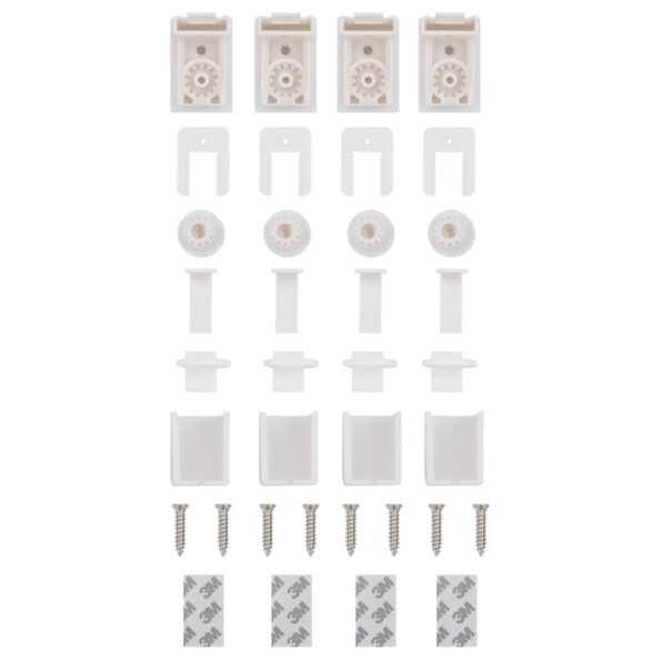 vidaXL plisovaná roleta krémová 55x150 cm Šírka látky 54,4 cm – Obrázok 12