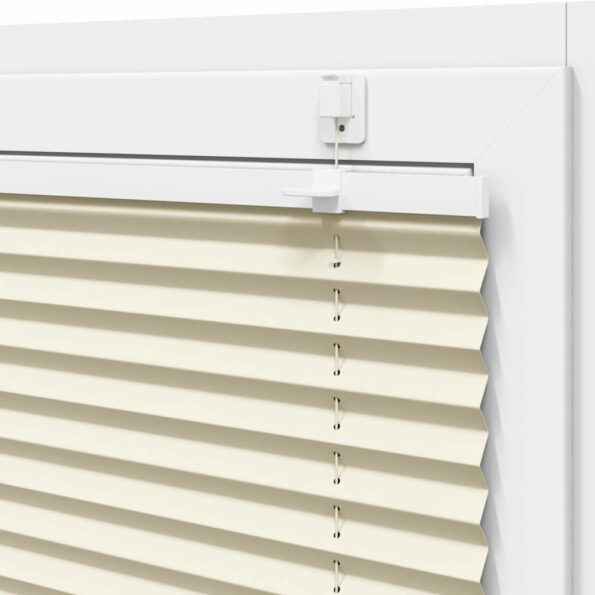 vidaXL plisovaná roleta krémová 55x150 cm Šírka látky 54,4 cm – Obrázok 10