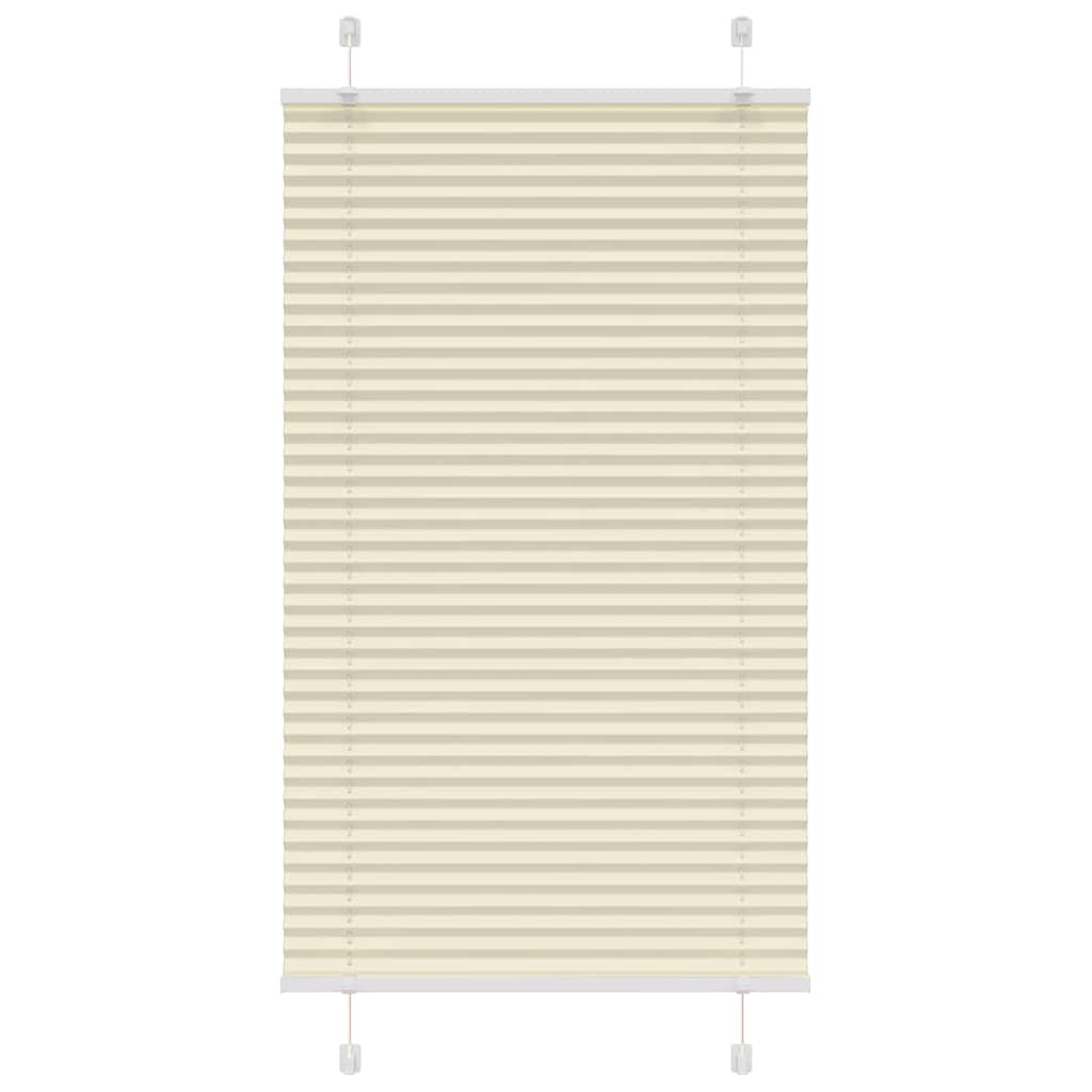 VXL8721158355935_a_en_hd_1.jpg vidaXL plisovaná roleta krémová 80x150 cm Šírka látky 79,4 cm – Obrázok 1