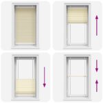 vidaXL plisovaná roleta krémová 80x150 cm Šírka látky 79,4 cm – Obrázok 5