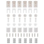 vidaXL plisovaná roleta krémová 105x150 cm Šírka látky 104,4 cm – Obrázok 12