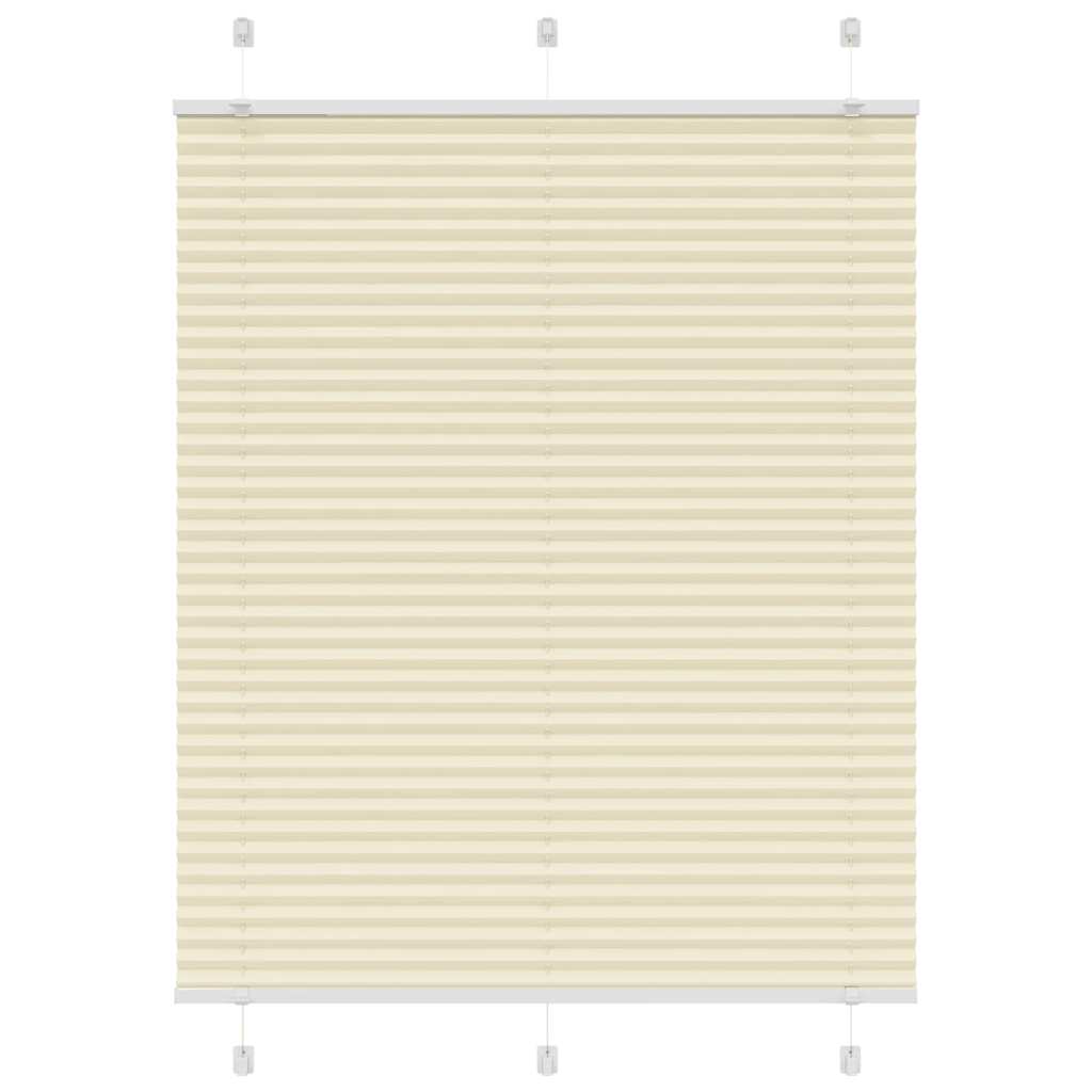 VXL8721158355997_a_en_hd_1.jpg vidaXL plisovaná roleta krémová 110x150 cm Šírka látky 109,4 cm – Obrázok 1