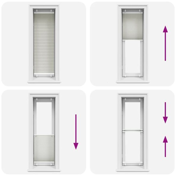 vidaXL plisovaná roleta svetlosivá 50x100 cm šírka látky 49,4 cm – Obrázok 5