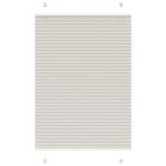 vidaXL plisovaná roleta svetlosivá 85x100 cm šírka látky 84,4 cm