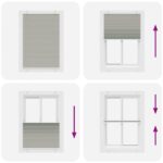 vidaXL plisovaná roleta svetlosivá 85x100 cm šírka látky 84,4 cm – Obrázok 5