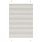 vidaXL plisovaná roleta svetlosivá 95x100 cm šírka látky 94,4 cm