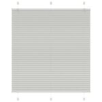 vidaXL plisovaná roleta svetlosivá 120x100 cm šírka látky 119,4 cm