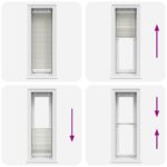 vidaXL plisovaná roleta svetlosivá 45x150 cm Šírka látky 44,4 cm – Obrázok 5