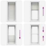 vidaXL plisovaná roleta svetlosivá 55x150 cm šírka látky 54,4 cm – Obrázok 5