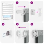 vidaXL plisovaná roleta svetlosivá 85x150 cm šírka látky 84,4 cm – Obrázok 7