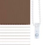 vidaXL plisovaná roleta svetlosivá 85x150 cm šírka látky 84,4 cm – Obrázok 9