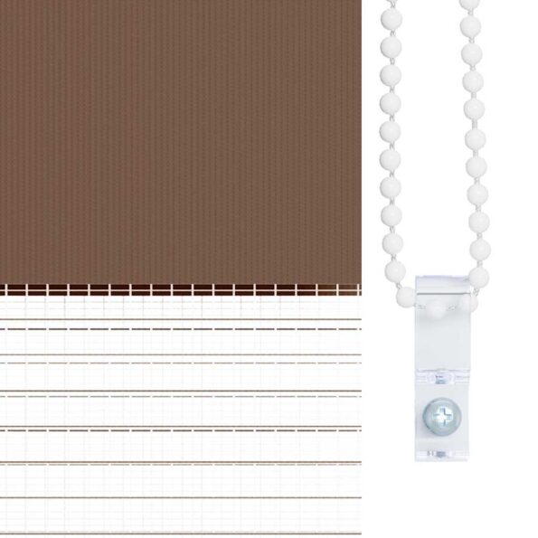 vidaXL plisovaná roleta svetlosivá 85x150 cm šírka látky 84,4 cm – Obrázok 9