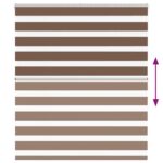 vidaXL plisovaná roleta svetlosivá 95x150 cm šírka látky 94,4 cm – Obrázok 5