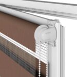 vidaXL plisovaná roleta svetlosivá 110x150 cm šírka látky 109,4 cm – Obrázok 11