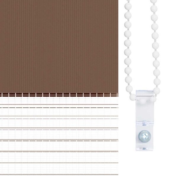 vidaXL plisovaná roleta svetlosivá 110x150 cm šírka látky 109,4 cm – Obrázok 9