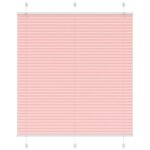 vidaXL plisovaná roleta ružová 120x150 cm Šírka látky 119,4 cm