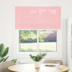 vidaXL plisovaná roleta ružová 120x150 cm Šírka látky 119,4 cm – Obrázok 2