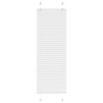 vidaXL plisovaná roleta biela 40x100 cm šírka látky 39,4 cm