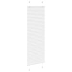 vidaXL plisovaná roleta biela 40x100 cm šírka látky 39,4 cm – Obrázok 3