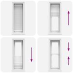 vidaXL plisovaná roleta biela 40x100 cm šírka látky 39,4 cm – Obrázok 7