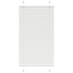 vidaXL plisovaná roleta biela 80x100 cm šírka látky 79,4 cm