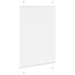 vidaXL plisovaná roleta biela 85x100 cm šírka látky 84,4 cm – Obrázok 4