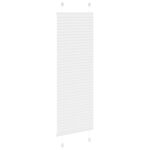 vidaXL plisovaná roleta biela 50x150 cm šírka látky 49,4 cm – Obrázok 4