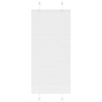 vidaXL plisovaná roleta biela 55x150 cm šírka látky 54,4 cm