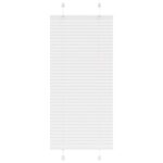 vidaXL plisovaná roleta biela 65x150 cm šírka látky 64,4 cm