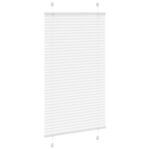 vidaXL plisovaná roleta biela 70x150 cm šírka látky 69,4 cm – Obrázok 3