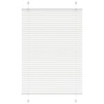 vidaXL plisovaná roleta biela 90x150 cm šírka látky 89,4 cm