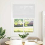 vidaXL plisovaná roleta biela 90x150 cm šírka látky 89,4 cm – Obrázok 2