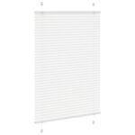 vidaXL plisovaná roleta biela 90x150 cm šírka látky 89,4 cm – Obrázok 3