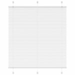 vidaXL plisovaná roleta biela 115x150 cm šírka látky 114,4 cm