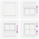 vidaXL plisovaná roleta biela 115x150 cm šírka látky 114,4 cm – Obrázok 7