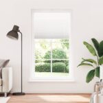 vidaXL plisovaná roleta biela 105x200 cm šírka látky 104,4 cm – Obrázok 2
