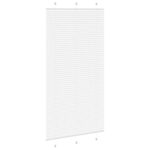 vidaXL plisovaná roleta biela 105x200 cm šírka látky 104,4 cm – Obrázok 4