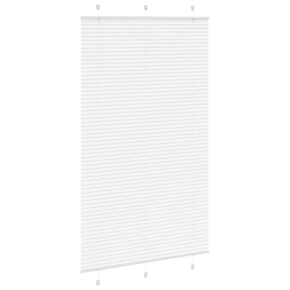 vidaXL plisovaná roleta biela 115x200 cm Šírka látky 114,4 cm – Obrázok 3