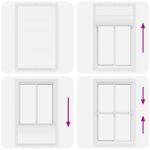 vidaXL plisovaná roleta biela 115x200 cm Šírka látky 114,4 cm – Obrázok 7