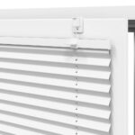 vidaXL plisovaná roleta biela 115x200 cm Šírka látky 114,4 cm – Obrázok 9