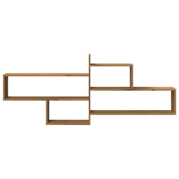 vidaXL Nástenná polica dub artisan 167,5x18x68 cm kompozitné drevo – Obrázok 4