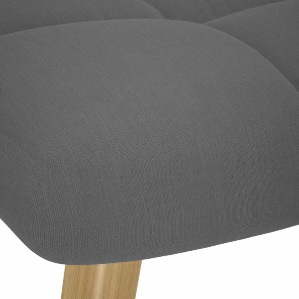 vidaXL Relaxačné kreslo s podnožkou tmavosivé látka – Obrázok 10