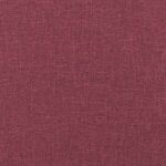 vidaXL Relaxačné kreslo s podnožkou vínovo-červené látka – Obrázok 11