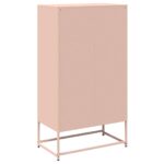 vidaXL Highboard Pink 68x39x123 cm Oceľ – Obrázok 8