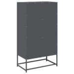vidaXL Highboard Antracit 68x39x123 cm Oceľ – Obrázok 8